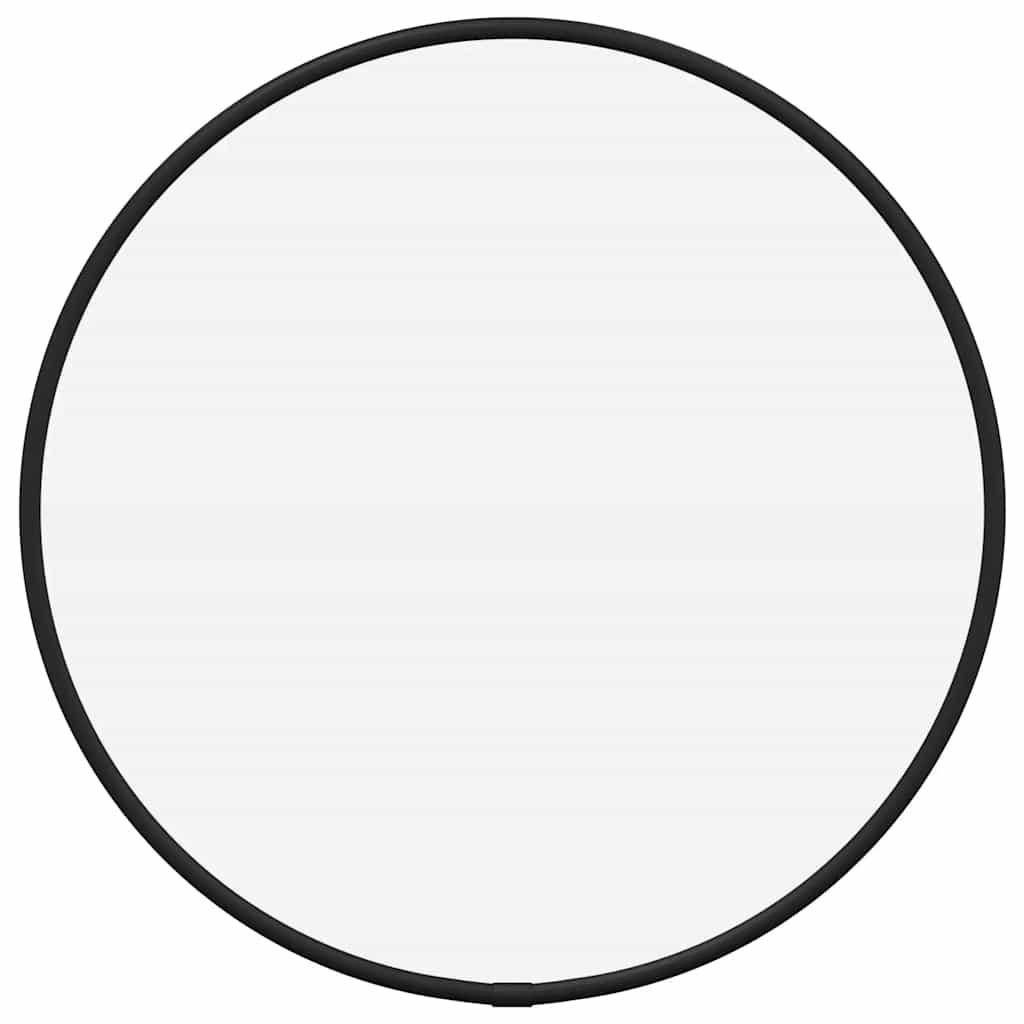 WANDSPIEGEL Schwarz Ø 30 cm Rund - Schwarz, Glas (30/30/1cm) - furnicato