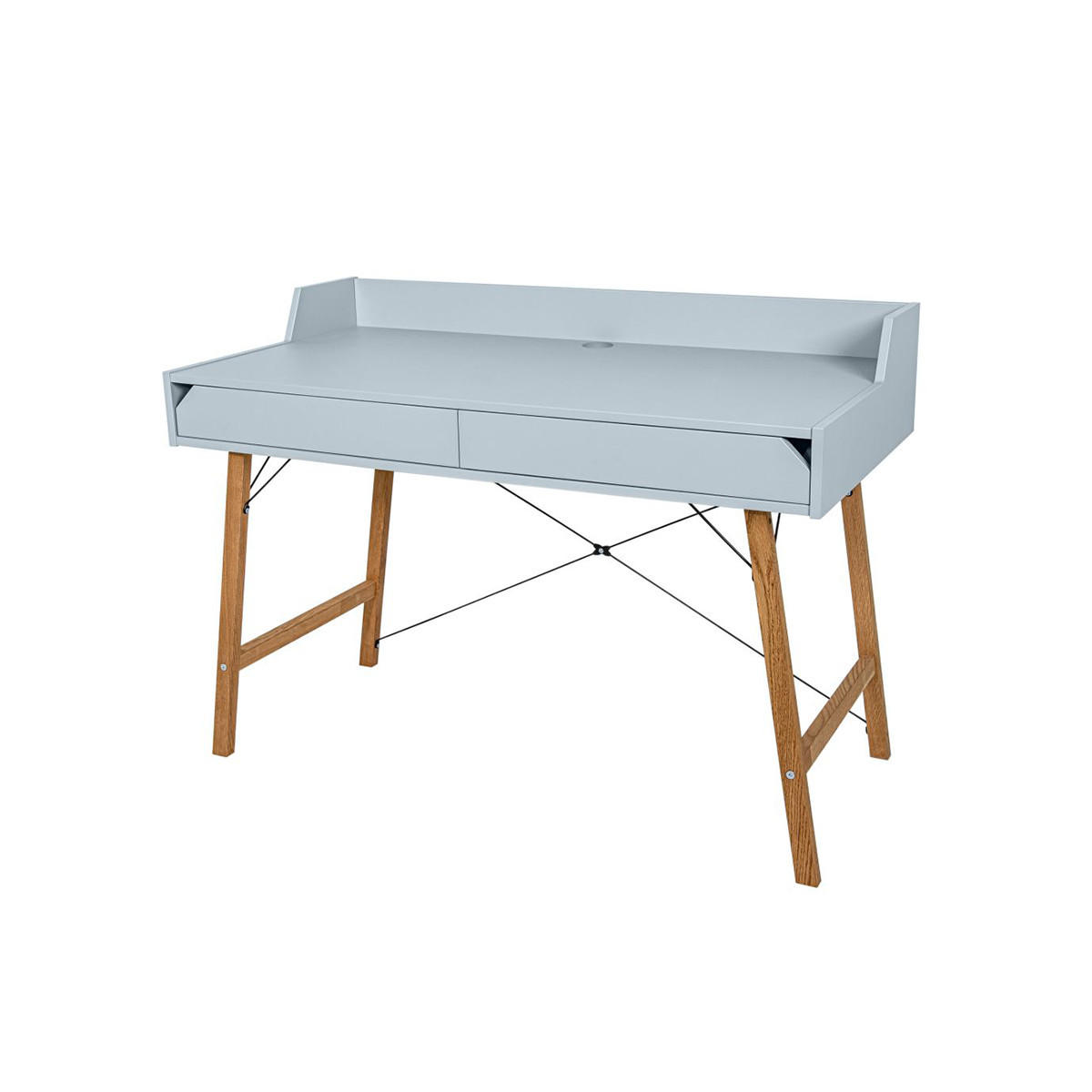 PSACÍ STŮL Lotta Modrá - modrá, kompozitní dřevo (60/120/86cm) - Petits-meubles