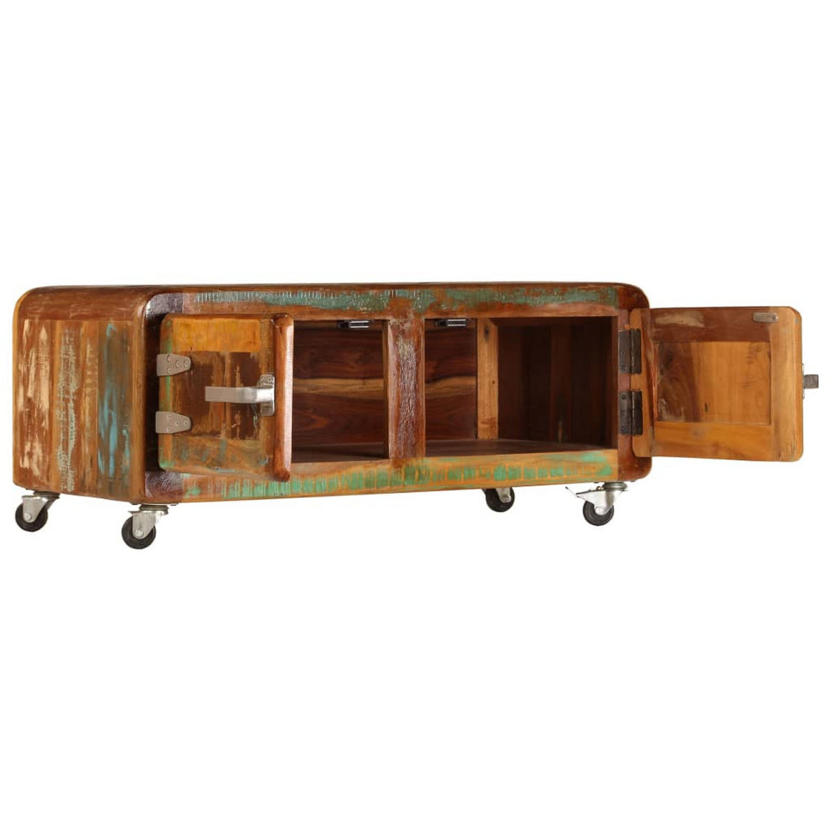 COUCHTISCH 85x55x40 cm Altholz Massiv - Multicolor, Holzwerkstoff (85/55/40cm) - furnicato
