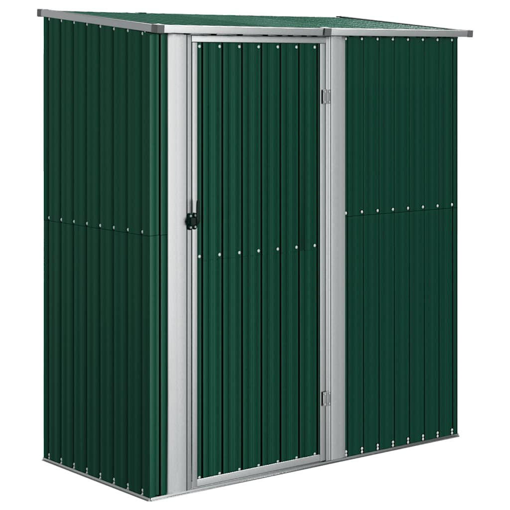 vidaXL Geräteschuppen Grün 97x209.5x180.5 cm