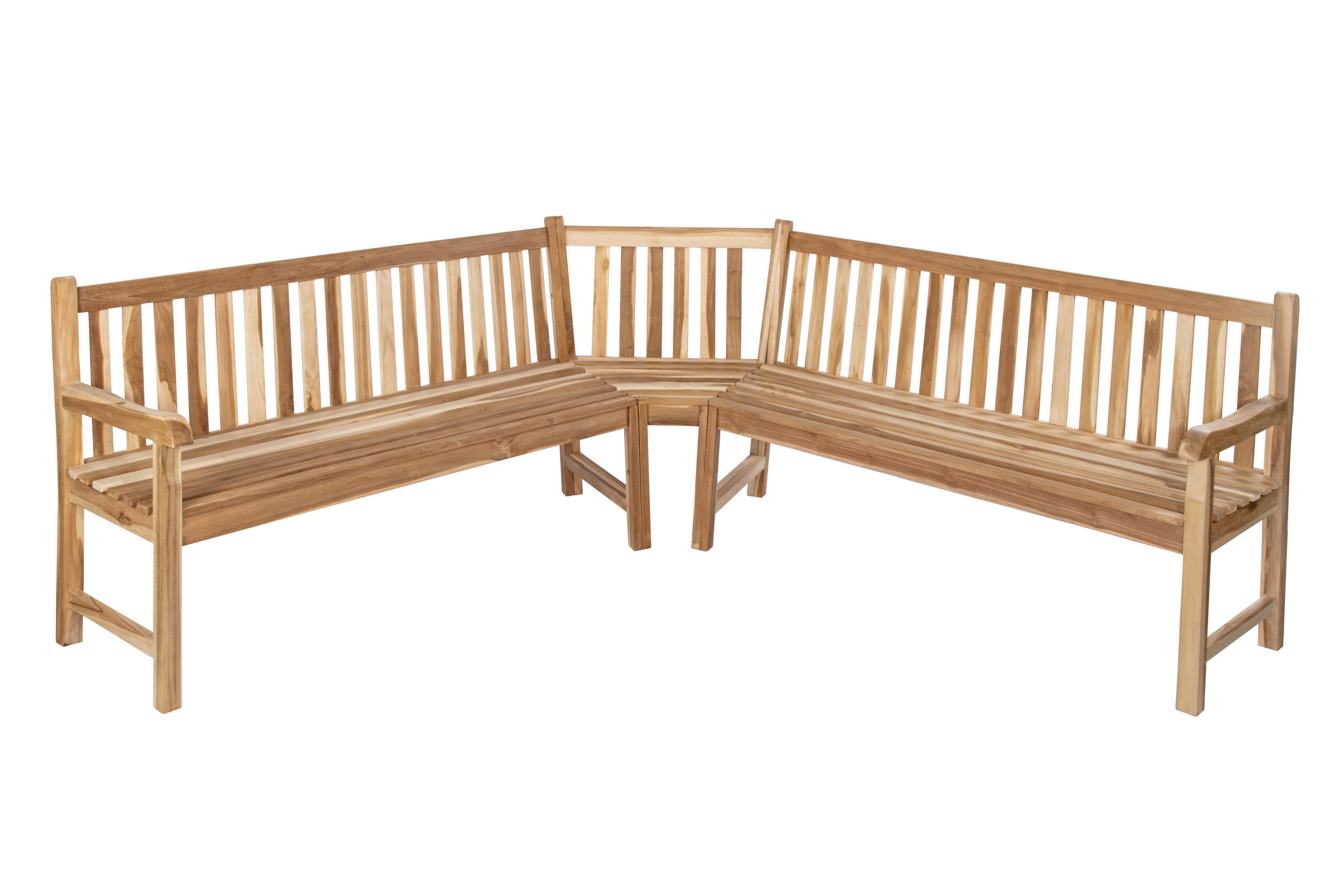 GARTENBANK FELIA - Beige, Holz (210/90/210cm) - SAM