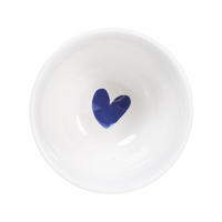 SCHALE Diamant in Blau - 14cm - Multicolor, Keramik (14.3/9/14.3cm) - Blond Amsterdam