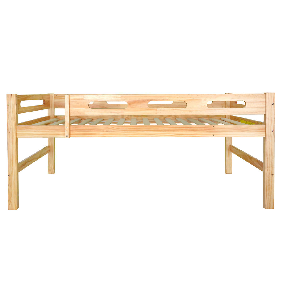 ETAGENBETT teilbar 90x200 cm Kiefer Natur - Braun, Holz (90/200cm) - Meubliv