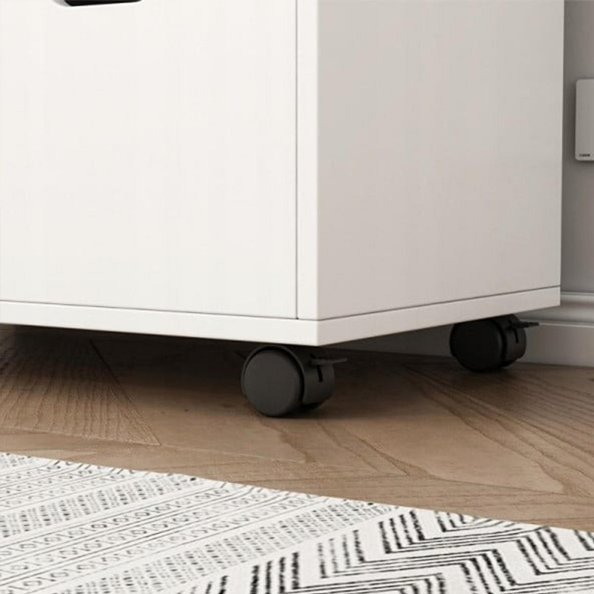 STANDKABINETT, weiß 60/70/35cm - Weiß, Holzwerkstoff (60/70/35cm)