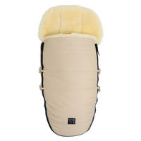 LAMMFELL-FUSSSACK Love the Nature, marzipan - Champagner, Fell (44/95cm) - Kaiserbaby