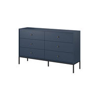 KOMMODE MONO Blau 154x39x91 cm - Blau, Holzwerkstoff (154/91/39cm) - FURNLUX