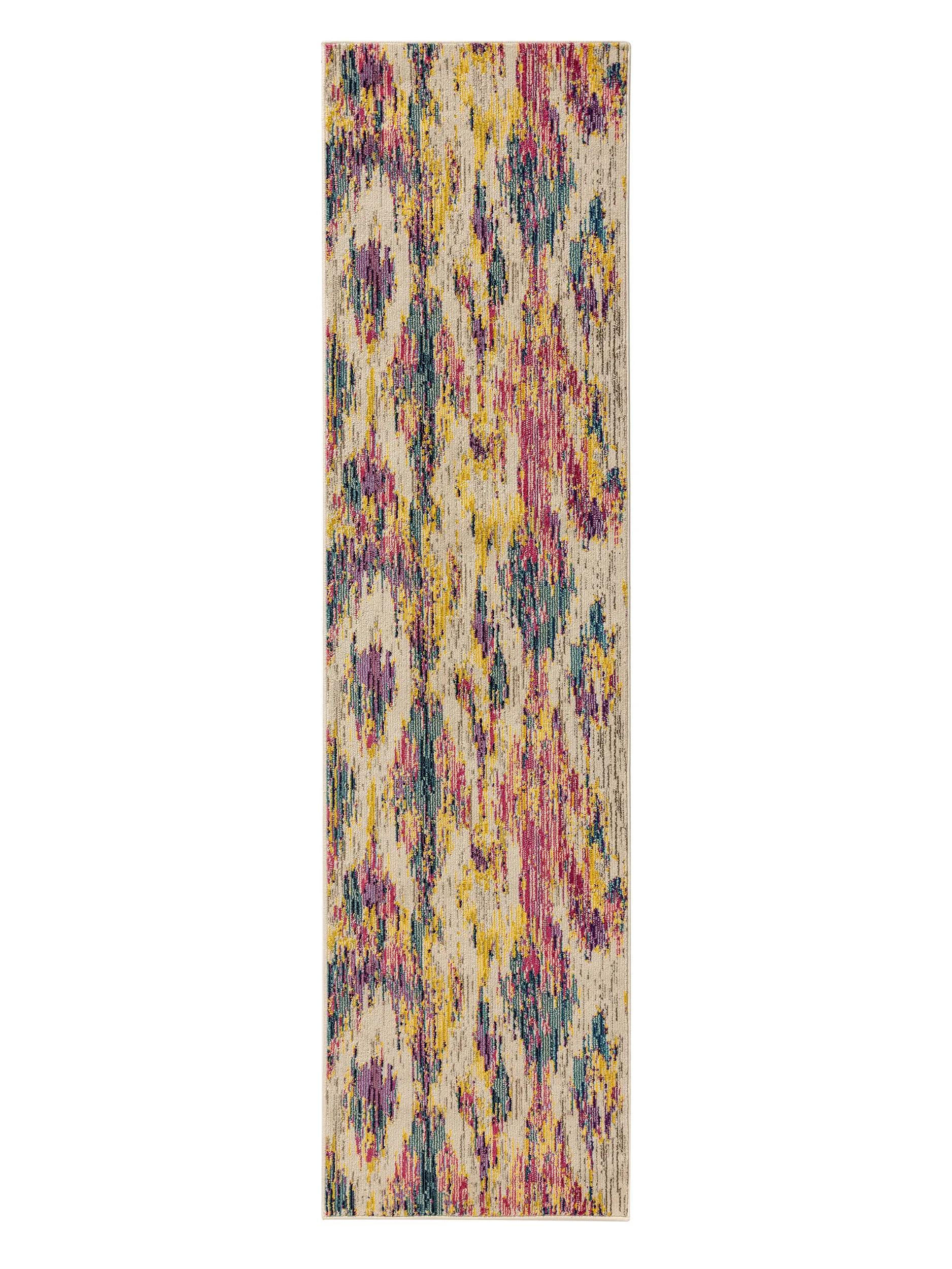 LÄUFER Casa Multicolor 70/240 cm - Multicolor, Naturmaterialien/Textil (70/240cm) - benuta