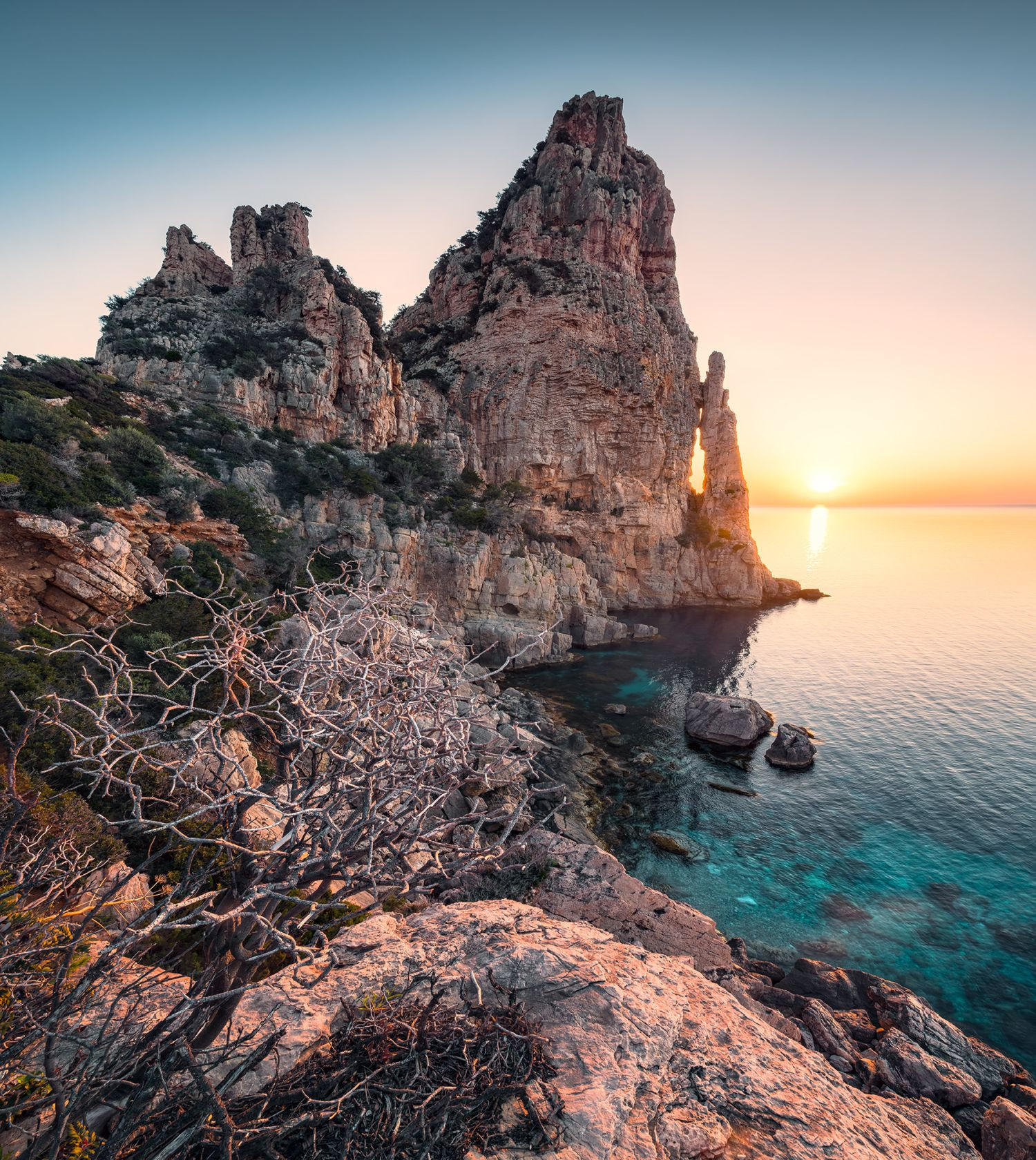 FOTOTAPETE Sardinien 250 x 280 cm - Beige, Papier (250/280cm) - Sanders & Sanders