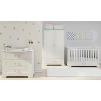 POKOJ PRO MIMINKO 3DÍLNÝ Bílá - bílá, kompozitní dřevo (152/92/83cm) - Petits-meubles