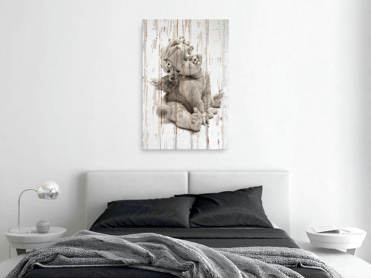KUNSTDRUCK Braun 80/120 cm - Braun/Grau, Textil (80/120cm) - KUNSTLOFT