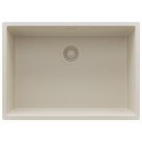 UNTERBAUSPÜLE GRANIT London, 2-er set Beige 66/47 cm 1 Becken + Ablauf-Set ab 70er Unterschrank - Beige, Kunststoff (66/20/47cm) - Primagran