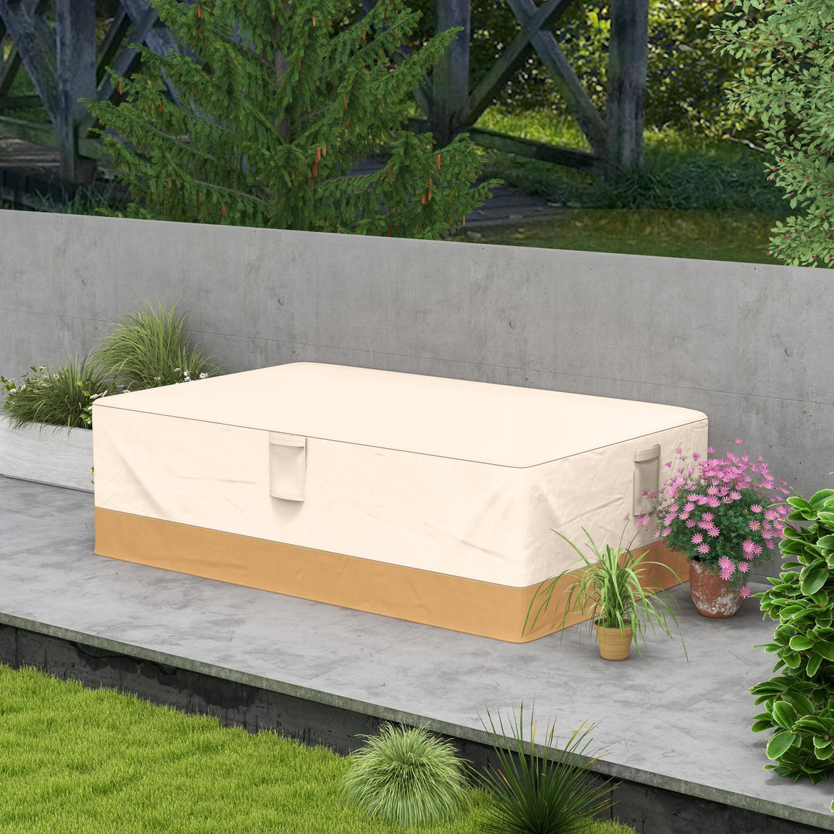 SCHUTZHÜLLE Beige 1 Stück - Beige, Kunststoff/Textil (275/78/208cm) - GiPP