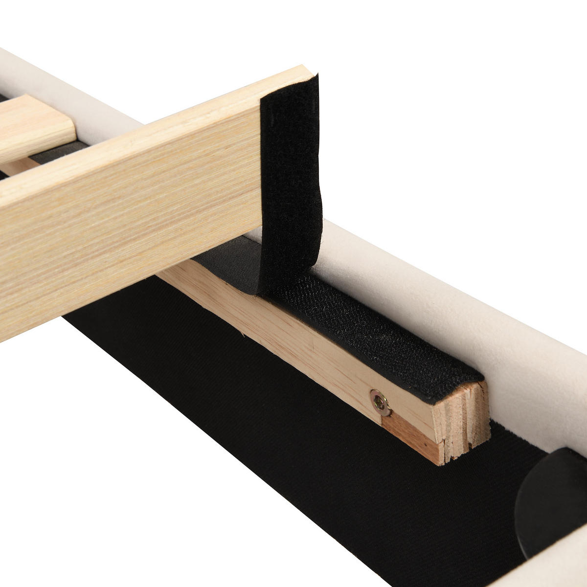 POLSTERBETT 140/200 cm DE-00130, in Beige - Beige, Metall (140/200cm) - ComfortXL