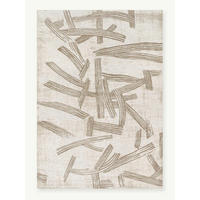 TEPPICH modern Flachgewebe KATANA Weiß 240 x 340 cm - Weiß, Textil (240/340cm) - Novatrend