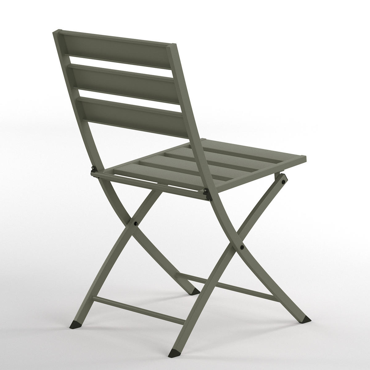 KLAPPSTUHL - 2er-Set - Stahl - Salbeigrün, Metall (45/83/55cm) - home24