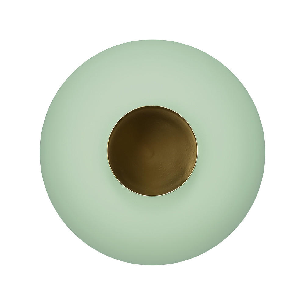 VASE Metal matt bright grün 23 cm - Grün, Metall (23cm) - Pip Studio