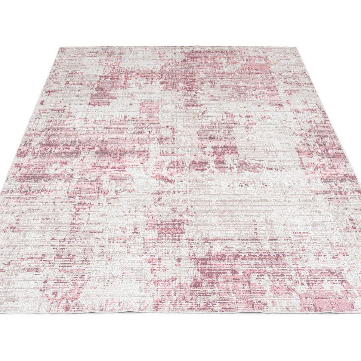 TEPPICH WASCHBAR Verona Eloise Rosa - Pink, Textil (119/170cm) - Kukoon Rugs
