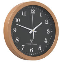 WANDUHR Funk Viral Ø 30 cm - Braun, Kunststoff (30/30/30cm) - Boltze Home