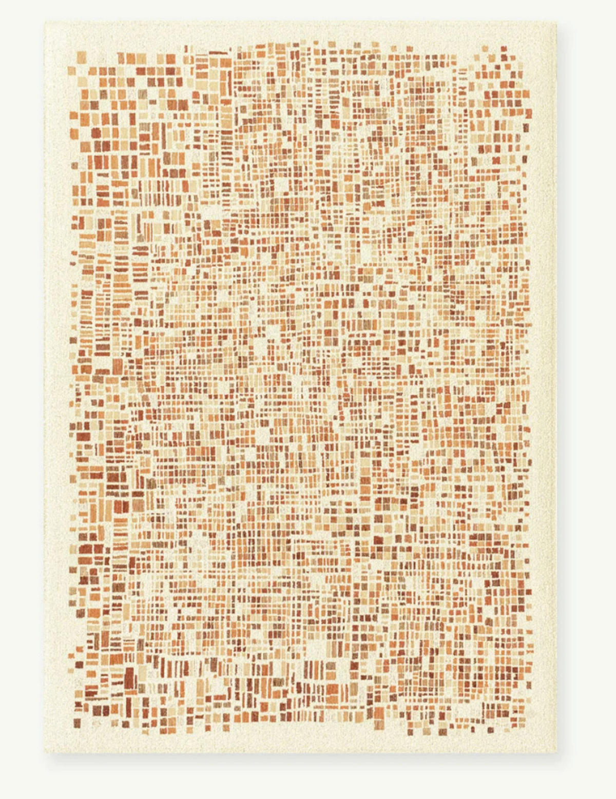 TEPPICH modern Flachgewebe BOXY Orange 140 x 200 cm - Orange, Textil (140/200cm) - Novatrend