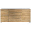 SIDEBOARD Rova Eiche Natur - Eichefarben, Holzwerkstoff (166.5/75.5/35cm) - Vladon