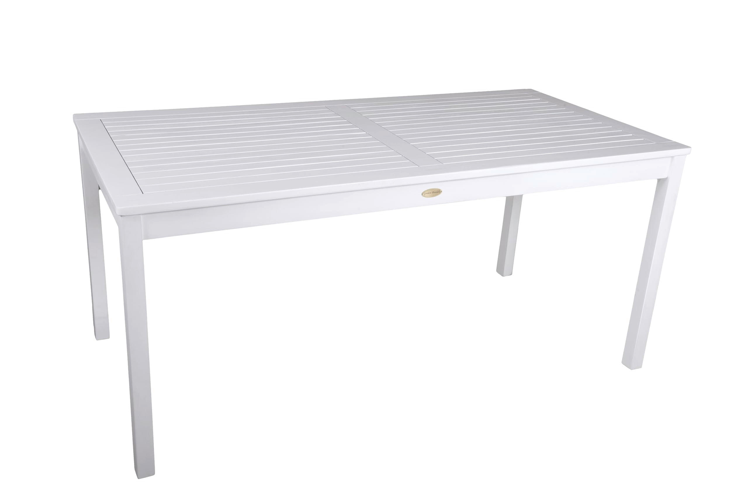 GARTENTISCH Nantes Terrassentisch - Grau, Holz (165/80/75cm) - DELUKE