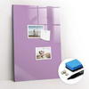 MAGNETTAFEL 40x60 Flieder schwarzer Marker - Violett, Glas (40/0.4/60cm) - TULUP