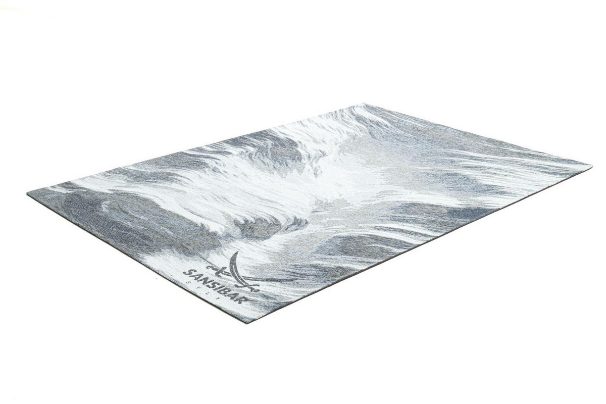 FLACHWEBTEPPICH Keitum 60x90 cm - Grau, Textil (60/90cm) - Sansibar SYLT