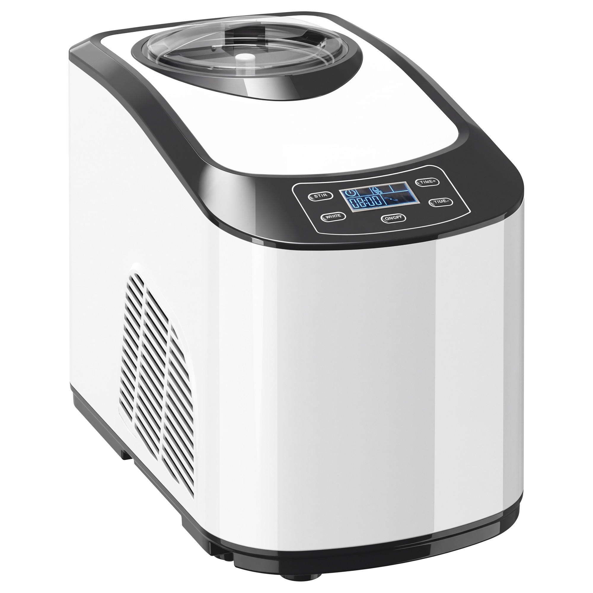 EISMASCHINE ABS Edelstahl Weiß - Weiß, Kunststoff/Metall (22.5/33/37cm) - HOMCOM