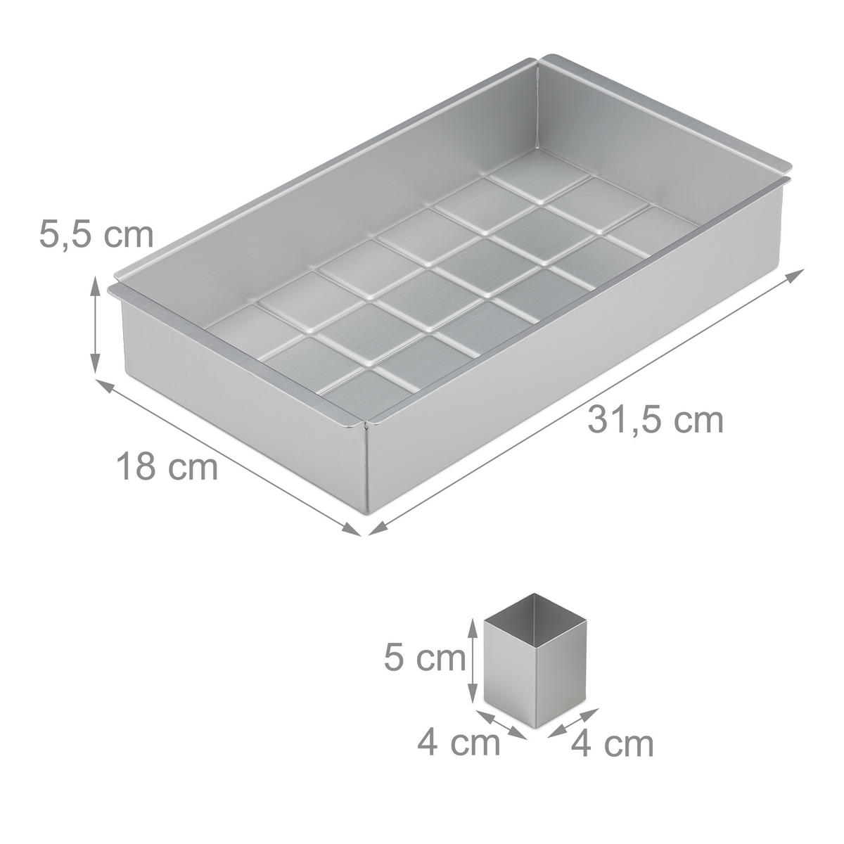 FORMA na koláč - strieborná, kov (31.5/5.5/18cm) - Relaxdays