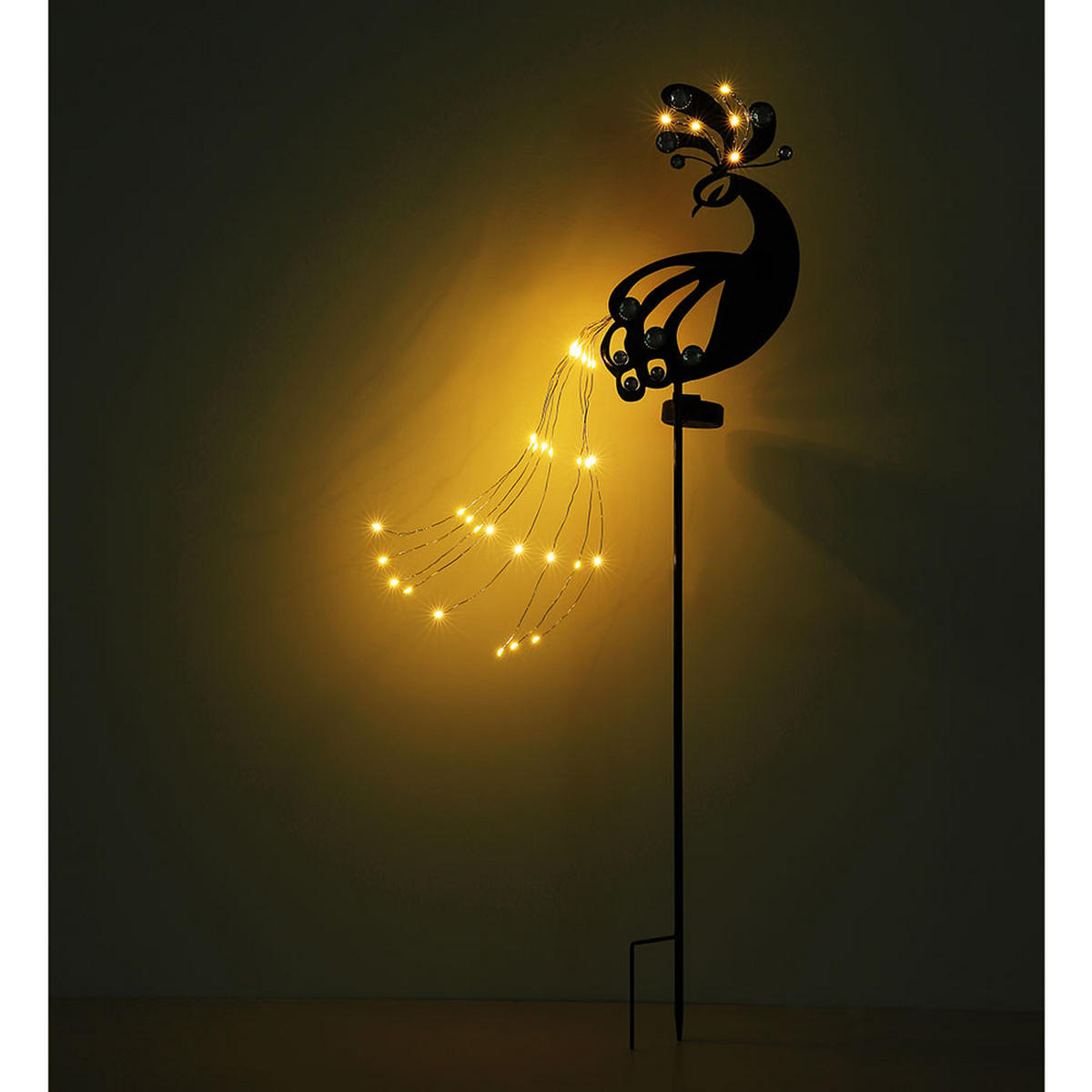 LED AUSSENLEUCHTE Metall Schwarz 2er Set - Schwarz, Metall (17.5/4.5/88cm) - Globo Lighting