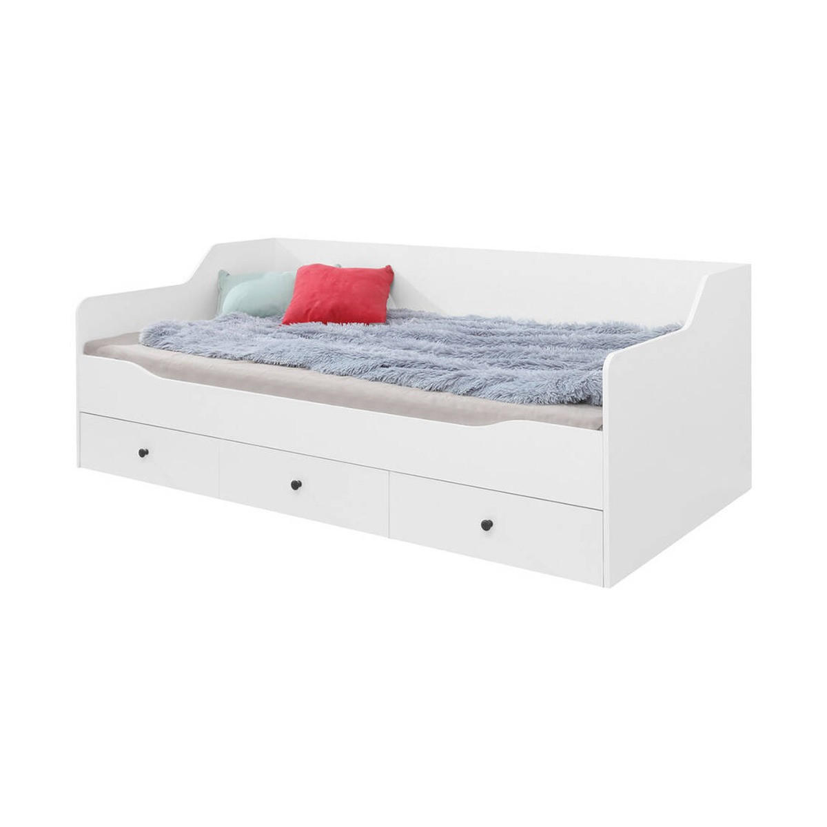 SCHLAFZIMMER Set 2-tlg. – BERGEN System – Weiß - Weiß, Holzwerkstoff (120/25/20cm) - hi-markt