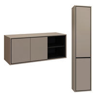WASCHTISCHUNTERSCHRANK 120cm Sophéa 2er-Set Taupe - Taupe, Holzwerkstoff (120/50.8/48cm) - Petits-meubles