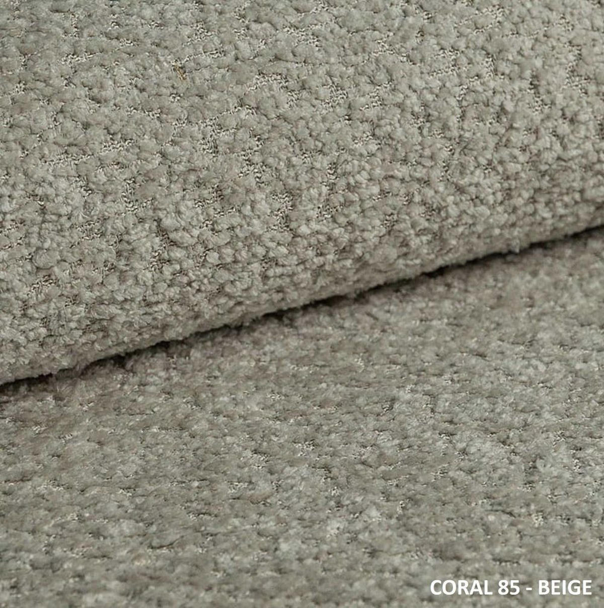 POLSTERBETT ALMA 180 x 200 cm, Bubble, Bouclé, beige - Beige, Textil (180/200cm) - Labett