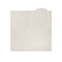 TEPPICH HYGGE Cremeweiß Quadrat 200/200 cm - Creme, Textil (200/200cm) - Tapiso