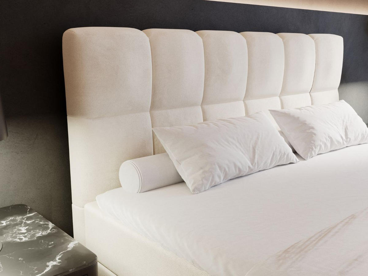 BOXBETT Alicante 160x200 Beige - Beige, Holz/Textil (160/200cm) - Graingold