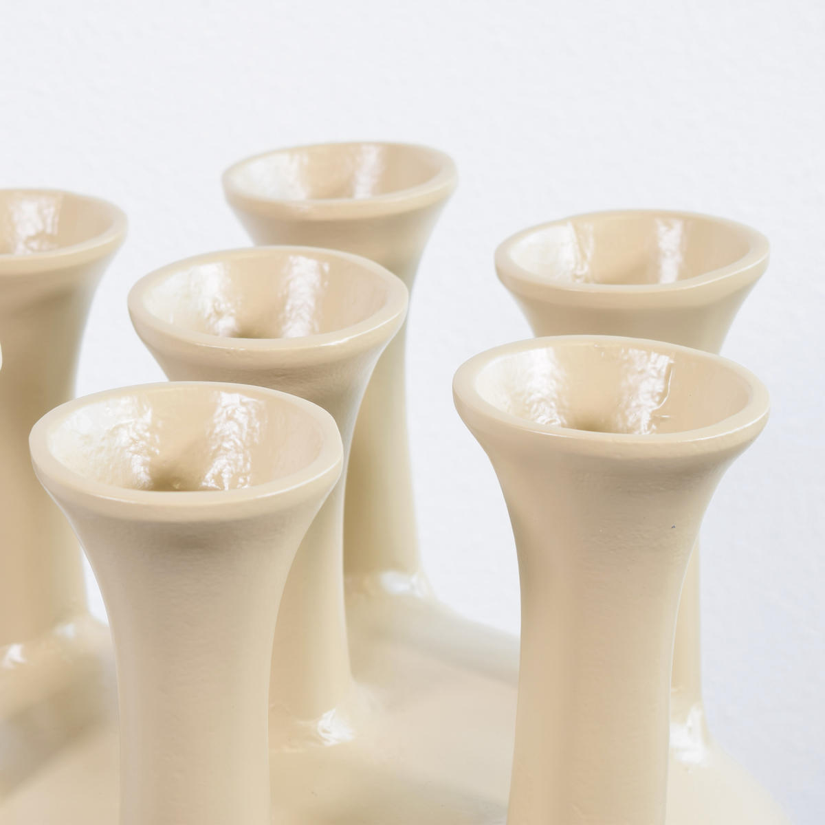 VASE Jenna Beige - Beige, Metall (32cm) - LOFT42