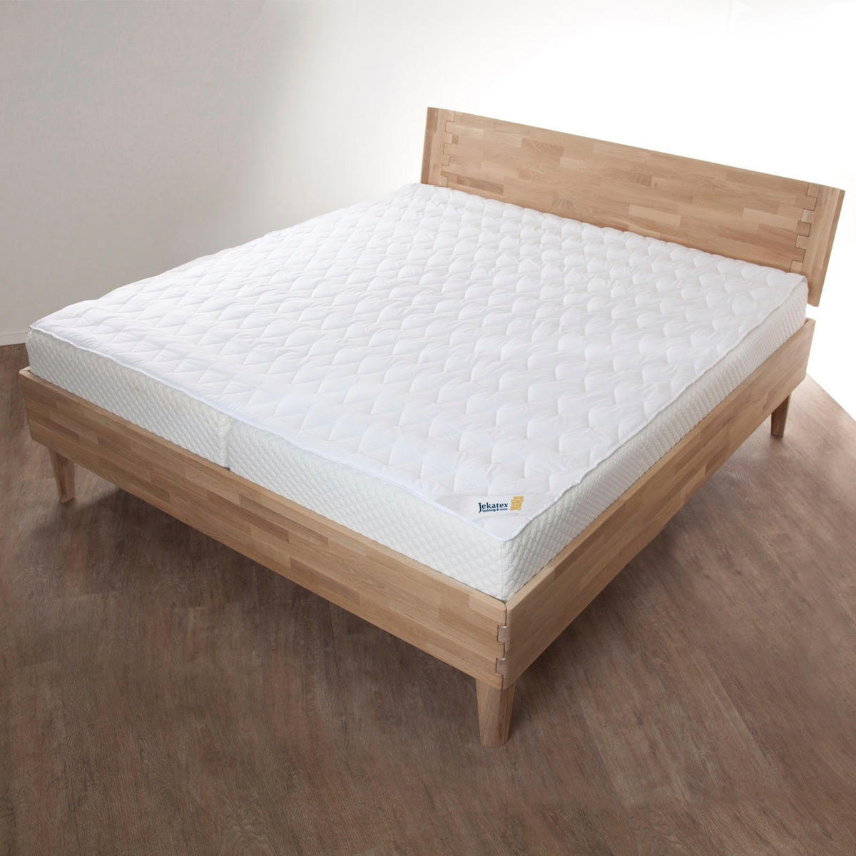 MATRATZENAUFLAGE Aloe Vera - Weiß, Textil (140/200cm) - JEKATEX