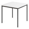 KANTINENTISCH Serie-V 80/80/72 cm in Weiß/Schwarz - Schwarz/Weiß, Holzwerkstoff (80/80/72cm) - bümö
