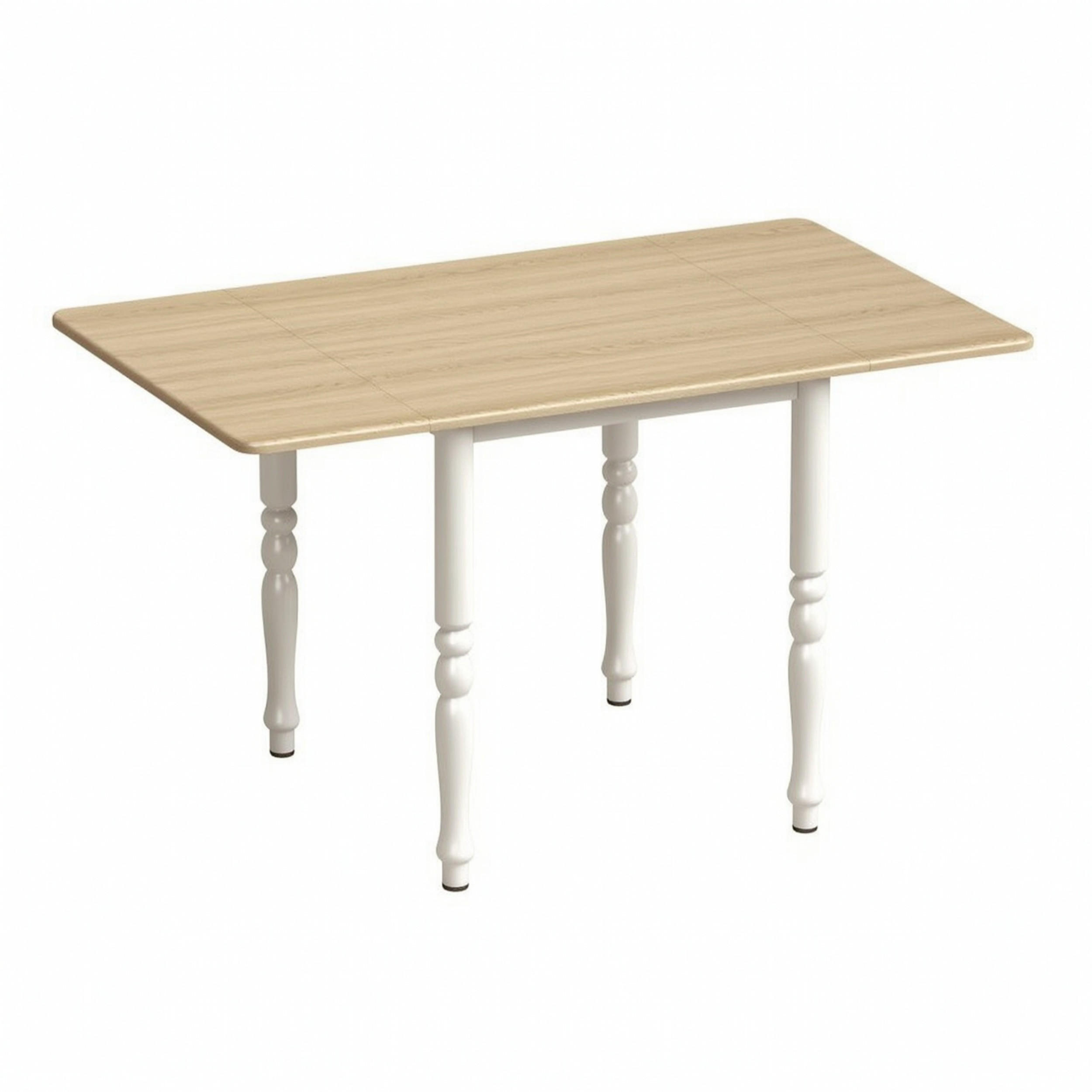 ComfortXL Klapptisch Eiche 134x75x80 cm