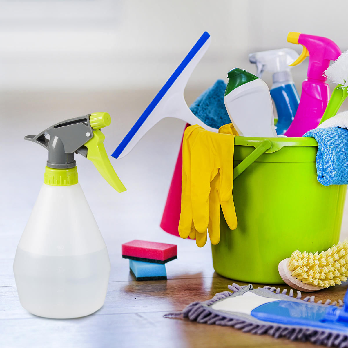 3XSPRÜHFLASCHE - Weiß, Kunststoff (9/20/11cm) - Relaxdays