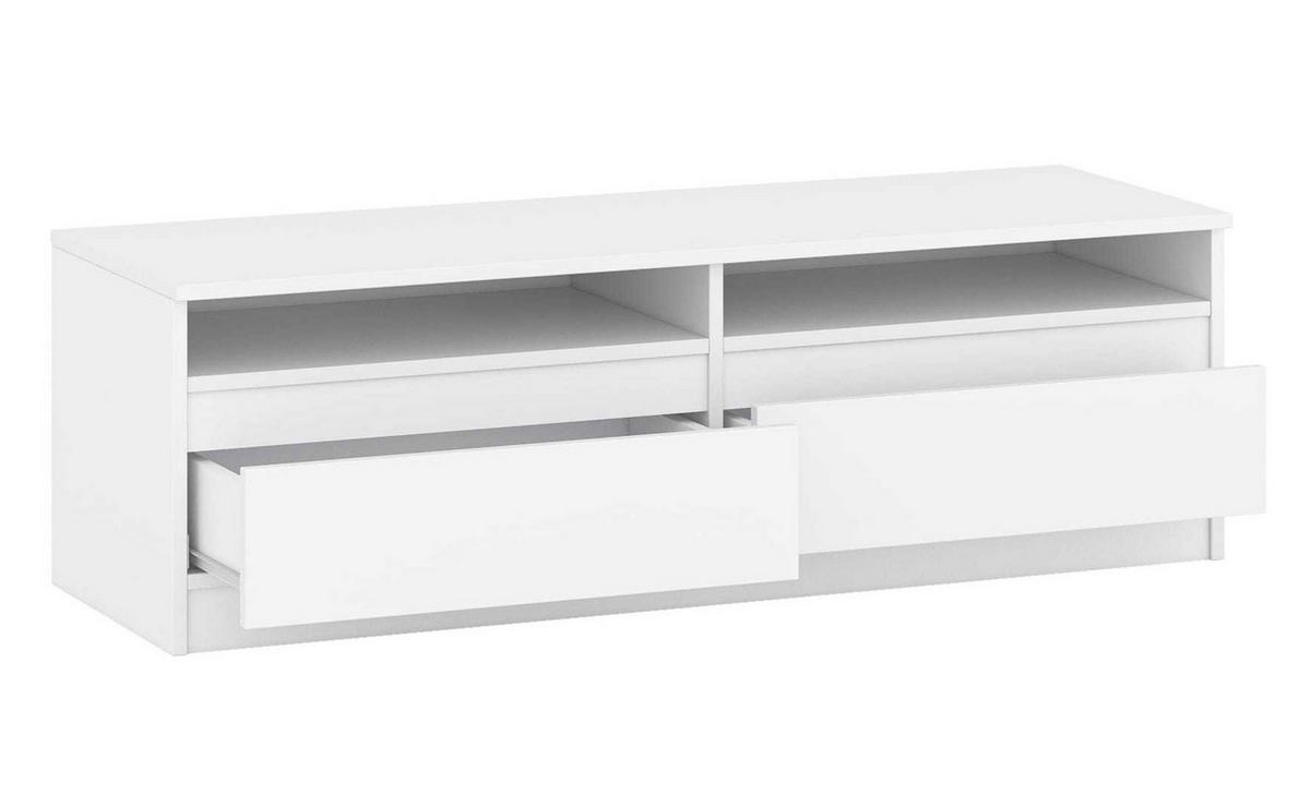 LOWBOARD Lala 120 weiß 120 / 40 / 38cm - Weiß, Holz/Holzwerkstoff (120/38/40cm) - Feldmann-Wohnen