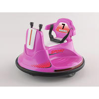 AUTOSCOOTER Aufsitz Kinder Rosa - Pink, Kunststoff (66.5/47.6/66.5cm) - COSTWAY