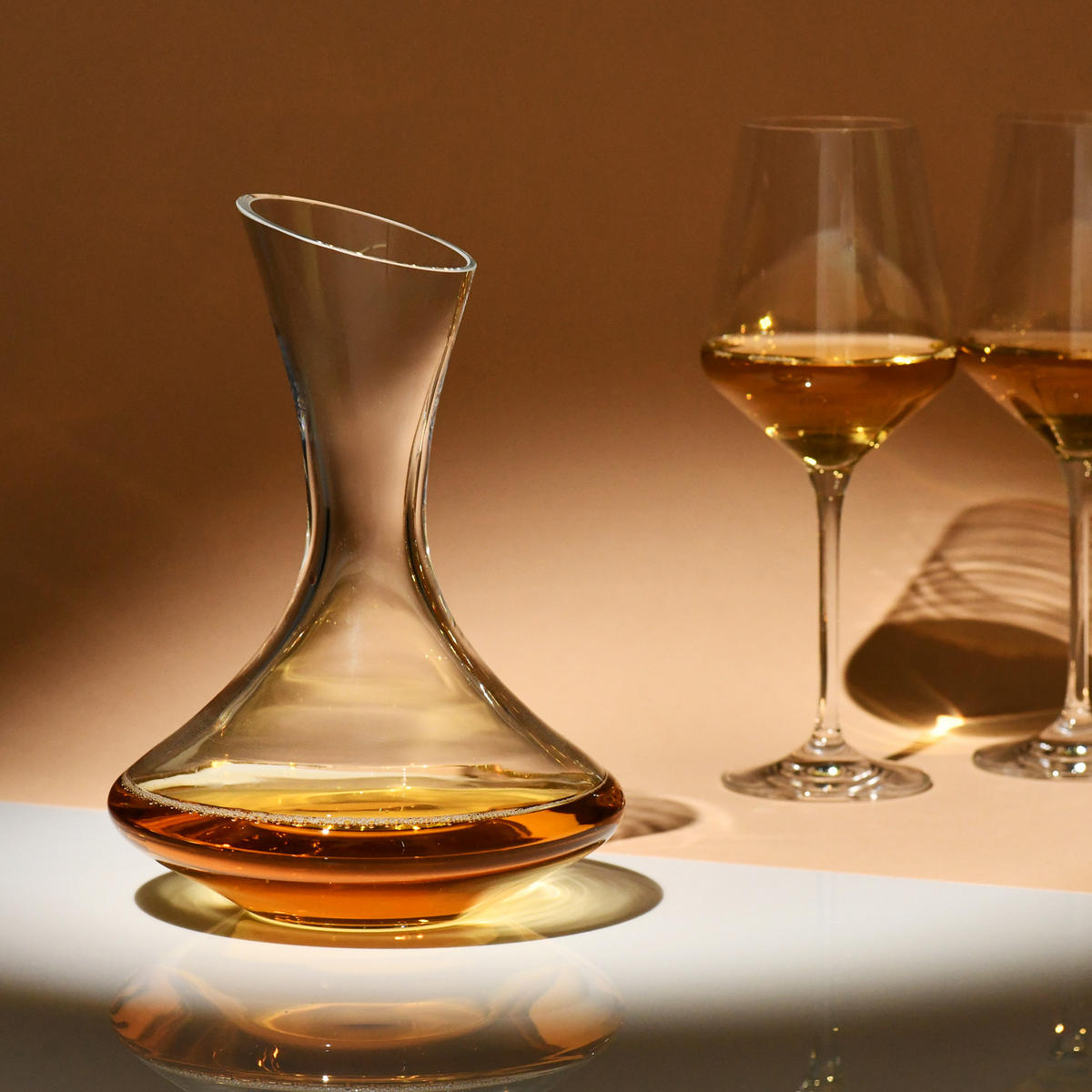 WEINDEKANTER, 1 Stk., 750 ml, Handgemacht - Transparent, Glas (0.75L) - Krosno Glass