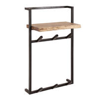 WANDGARDEROBE Air Solid Braun 80/51/30 cm - Braun, Holz (51/30/80cm) - Hoyz Collection