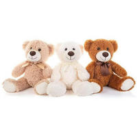 STOFFTIER 3-teiliges Set Teddybär 35 cm - Multicolor, Textil (50/100cm)