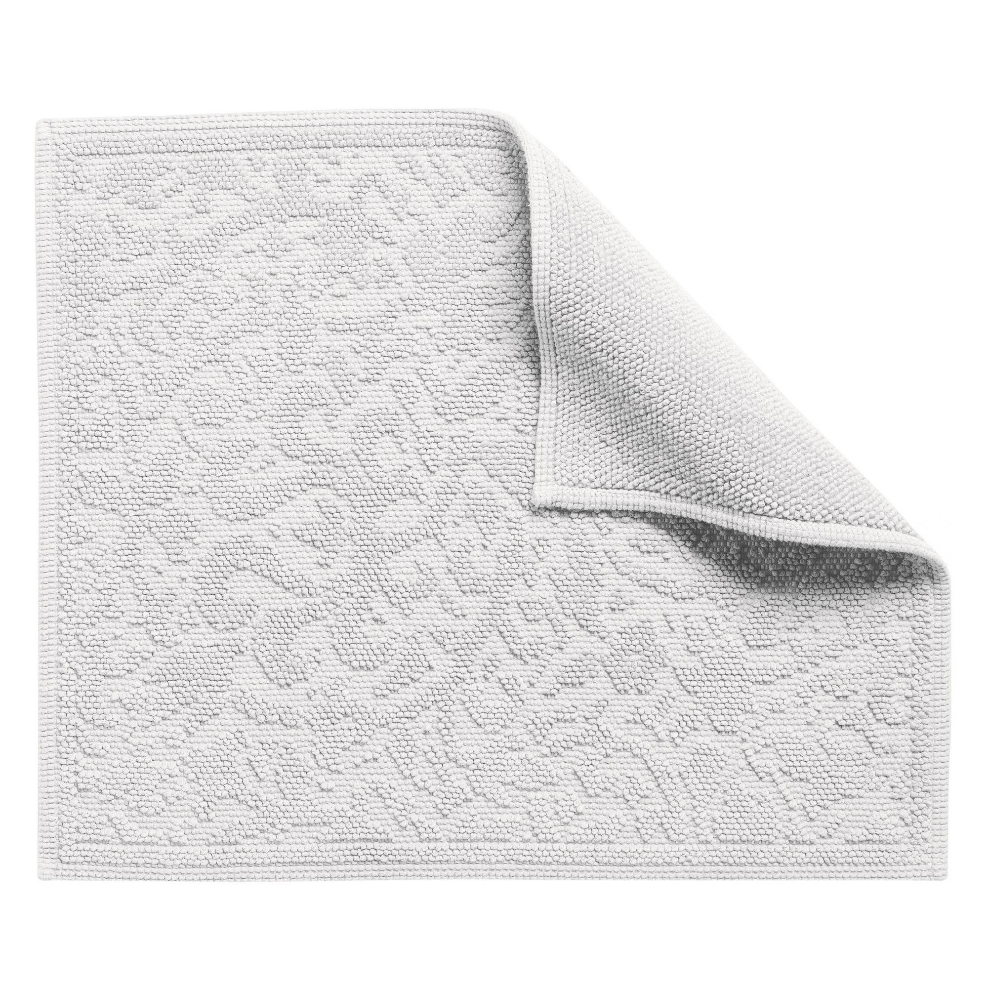BADEMATTE Gilda schneeweiß 54 x 64 cm - Weiß, Textil (54/64cm) - Vivaraise