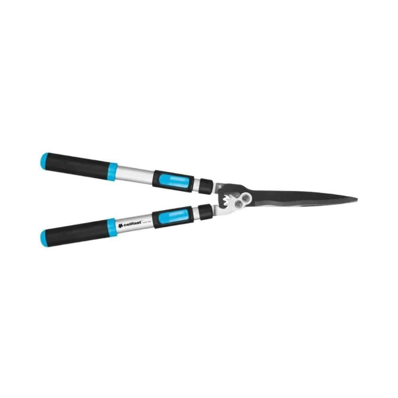 HECKENSCHERE Teleskop, Aluminium, Antihaft-Klinge - Schwarz, Metall (1/1/1cm) - BONI-SHOP