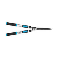 HECKENSCHERE Teleskop, Aluminium, Antihaft-Klinge - Schwarz, Metall (1/1/1cm) - BONI-SHOP