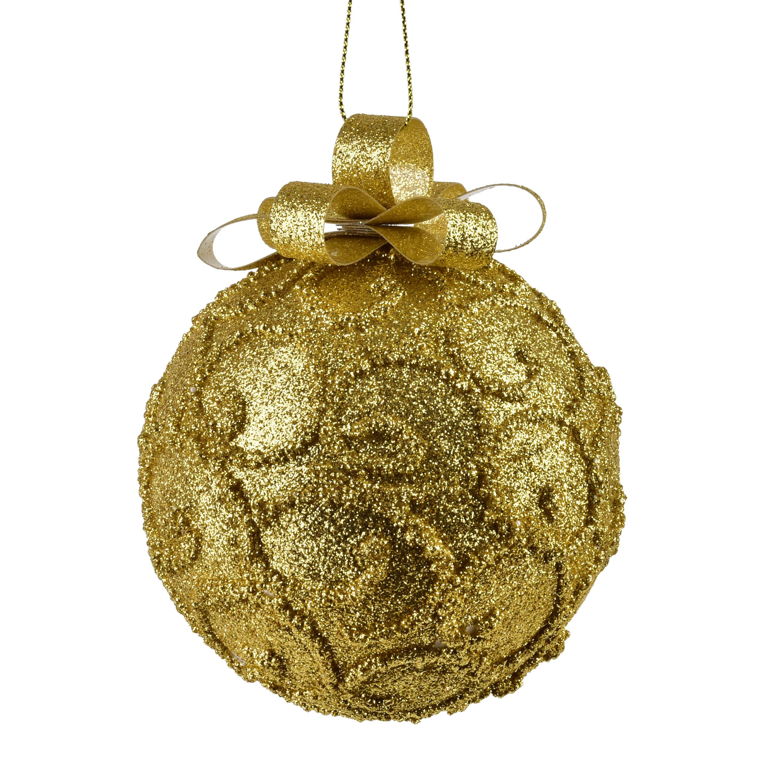 CHRISTBAUMKUGEL Santa Lila 10cm Styropor - Grün, Kunststoff (12/12/14cm) - Mondex