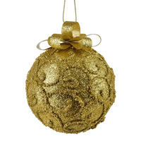 CHRISTBAUMKUGEL Santa Lila 10cm Styropor - Grün, Kunststoff (12/12/14cm) - Mondex